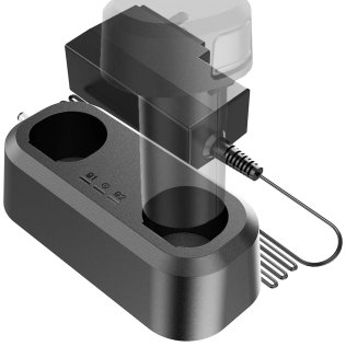 Hikmicro Basetta di ricarica per batterie serie M | Caricatore per HIKMICRO Serie M | HM-5202ZC HM-5202ZC